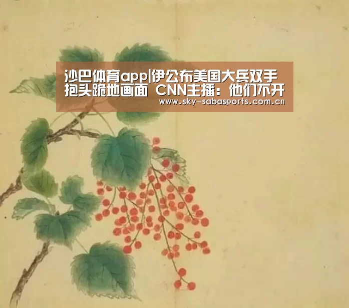 沙巴体育app|伊公布美国大兵双手抱头跪地画面 CNN主播:他们不开心(图3) 沙巴体育官网
